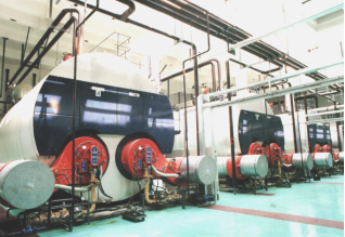 上海浦东国际机场  锅炉房实景 30T/H  3台，20T/H  1台   轻油/天然气